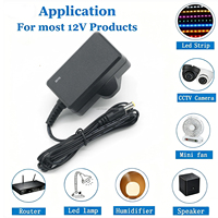 Vente d'usine : Adaptateurs secteur muraux 5V2A, 100-240V universels AC/DC, adaptateur secteur 5V2A pour CCTV, routeur, 10W, prise UK