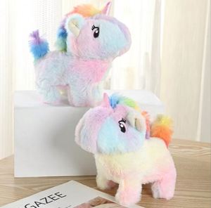 Unicornio Electrónico Interactivo que Camina, Juguete de Peluche con Sonidos y Movimientos, Regalo Animado para Niños Pequeños, Cumpleaños - Product Image 4
