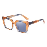 Nouvelles Lunettes de Soleil Unisexe Style Européen et Américain, Verres Photochromiques UV400 Anti-UV et Anti-Lumière Bleue, Tendance pour l'Extérieur et le Street Style