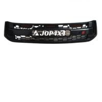 4X4 Accessoires ABS GR Grille avant avec lumière LED Masque avant de pare-chocs pour HILUX REVO 2015-2017