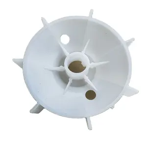 Y2 motor fan blades thickened, high-temperature resistant plastic blades, motor cooling fan blades