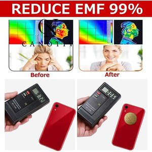 Bio Energy Anti Radiation Mobile Phone Sticker Plated 24K Gold Trigonometry Stickers para electrodomésticos Computadora - Product Image 6