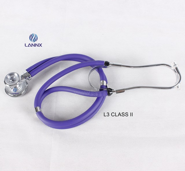LANNX L3 CLASS II Custom Design Different Color Medical and Household Stethoscopes Dual Head Tubes Sprague Rappaport Stethoscope