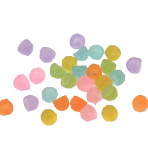 100ชิ้นน่ารักผสมสีสุ่มเทียมรอบอมยิ้มแข็งลูกอมรูปร่างเสน่ห์เรซินสำหรับตกแต่งบ้าน - Product Image 3
