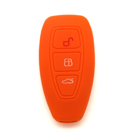 Couverture de clé de voiture en silicone élastique souple en gros d'usine avec 3 boutons intelligents accessoires à la mode pour Mondeo 2025