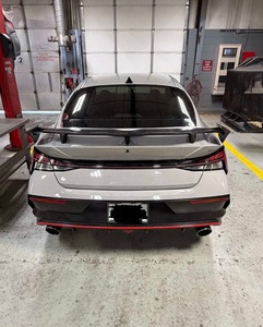 Aileron arrière Elantra N pour Hyundai Elantra N/Avante (CN7) 2021-2025, type ARD, en fibre de carbone véritable, avec supports de fixation - Product Image 6