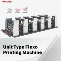Machine d'impression flexographique automatique à 8 couleurs à entraînement servo intégral haute efficacité avec une vitesse de 180 m/min pour les sacs en T-shirt