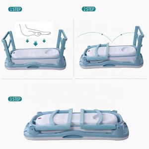 Bañera grande de plástico para adultos, baño de ducha plegable barato, bañera independiente plegable para interiores - Product Image 4