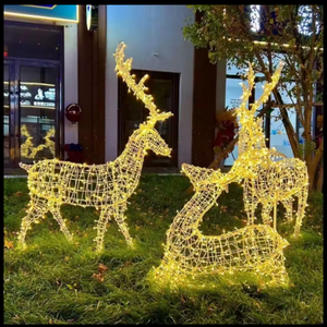 Décorations de Noël extérieures, motif renne lumineux à LED - Product Image 6