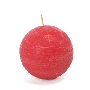 Vela de bola roja rústica DIAM. 8 - Product Image 1