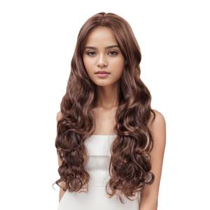 Perruque synthétique à dentelle frontale <span class=keywords><strong>Afro</strong></span> Wave haute température pour femmes européennes et américaines, <span class=keywords><strong>cheveux</strong></span> longs bouclés noirs, densité 150%, transparente, petite - Product Image 3