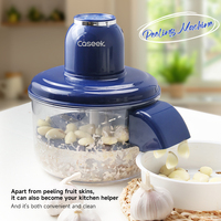 EN STOCK Éplucheur Électrique Portable Sans Fil Automatique pour Fruits et Légumes, Machine à Éplucher les Pommes de Terre, l'Ail et les Raisins