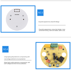 Geagood cảm biến chuyển động dẫn đèn điều khiển, chuyển đổi với chuyển động PIR cơ thể con người vi sóng Radar hiện diện cảm biến hiện tại chuyển đổi - Product Image 6