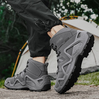 Bottes tactiques montantes pour hommes, nouveau style, chaussures de sport d'entraînement en plein air, respirantes, résistantes à l'usure, pour la randonnée en automne