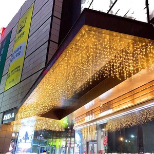 Luci a LED a Forma di Ghiacciolo per <span class=keywords><strong>Soffitto</strong></span>, Luci Scintillanti Natalizie a Filo per Feste, Centri Commerciali, Cortili, Decorazioni Interne ed Esterne - Product Image 1