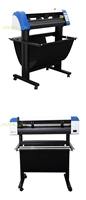 Machine de presse à chaud auduplex et traceur de découpe de vinyle combo autocollant en polyester bon marché