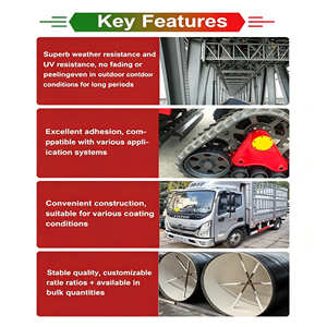 Revêtement époxy liquide décoratif coloré <span class=keywords><strong>pour</strong></span> sol de balcon et peinture de bateau, antidérapant, imperméable, durable, auto-nivelant - Product Image 2