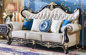 Divano Angolare Personalizzato 2026 Nuovo Stile Europeo in Legno Massello di Quercia, <span class=keywords><strong>Arredamento</strong></span> di Lusso per Soggiorno 125x92x130cm - Product Image 3