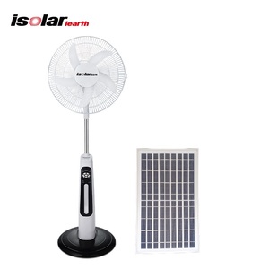 <span class=keywords><strong>Belko</strong></span> Roch พัดลมพลังงานแสงอาทิตย์แบบชาร์จไฟได้, พัดลมพลังงานแสงอาทิตย์แบบชาร์จไฟได้พร้อมไฟ LED - Product Image 3