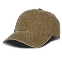 Gorra de Béisbol Vintage con Logotipo Bordado Personalizado, Corona Redonda, Algodón Puro, Secado Rápido, Gorra Deportiva
