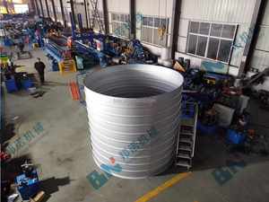 Cao bấm vào đầy đủ tự động thép mạ kẽm granary Silo Panel tường tấm làm máy móc - Product Image 5