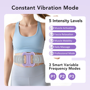 Pistola de Masaje Vibratoria Portátil y Económica para Relajación Muscular, Inalámbrica, Manos Libres, Masajeador Corporal Completo con Anillo de Fascia y Cinturón - Product Image 2