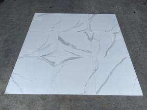 <span class=keywords><strong>Piastrelle</strong></span> in Gres Porcellanato Lucido Bianco Carrara <span class=keywords><strong>60x60</strong></span> per Pareti Interne e Pavimenti del Bagno - Product Image 2