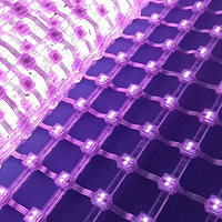 Écran à points LED P50 DMX512 personnalisé professionnel, éclairage de grille, IP66 étanche, affichage publicitaire