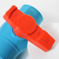 Vanne à boisseau sphérique en PVC bleu de haute qualité 1/2''-4'' pour l'irrigation et la construction, utilisée en Thaïlande, au Cambodge et en Birmanie