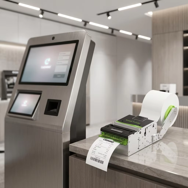 KP-803 80mm Embedded Thermal Printer with Auto Cutter and Paper Recycling for Self Service Kiosk