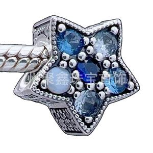 Colgante de Plata de Ley 925 con Perlas de Agua Dulce y Circonitas, Serie Azul Clásica, Diseño de Corazón, Accesorio de Moda para Mujer, Lujoso y Moderno - Product Image 6