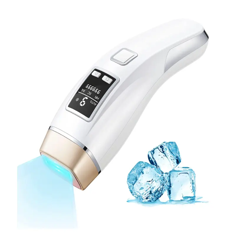 KKS new upgraded beauty skin tightening at home permanently ice cooling ipl hair removal laser epilator device