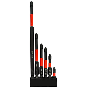 Juego de Puntas Hexagonales para Destornillador Eléctrico de Alta Dureza, Mango de Acero, Fuerte Magnético, Antideslizante, Punta Cruzada - Product Image 2