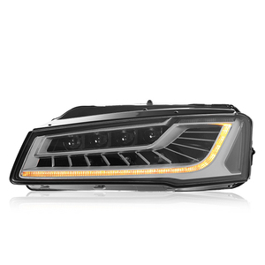 Kit de phares LED modifiés haute performance avec DRL matriciel et clignotants séquentiels pour <span class=keywords><strong>Audi</strong></span> <span class=keywords><strong>A8</strong></span> <span class=keywords><strong>D4</strong></span> 2011-2017 - Product Image 1
