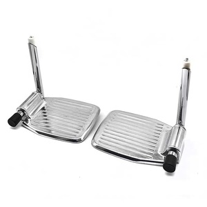 Folding Aluminum Alloy Wheelchair <b>Footrest</b> Right Side Manual Mobility Aid - Product Image 3
