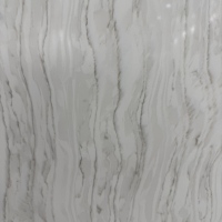 Dalle de pierre de quartz gris clair à veines linéaires - Grande dalle moderne ignifuge/étanche pour revêtement mural de cuisine, plan de travail de salle de bain, plateau de table