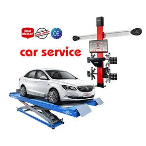 Jintuo Ce Vehicle Equipment Car Repair Shop 3D Wheel Alignment Machine Price With 4 Post Alignment Lift Wheel Aligner