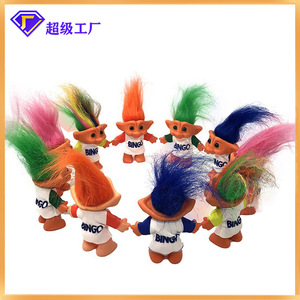 <strong>Troll</strong> <strong>Doll</strong> 10cm Vinyl Figure Double Sided Printed Clothing Nostalgic Style For 8-13 Years Unisex Toy - Product Image 5