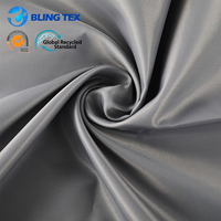Polyester Viscose Sergé Satin Tissu Type Mélange Costume Doublure Tissu pour Hommes Costume