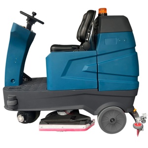 Nettoyeur de sols industriel T860 à conducteur assis, machine de nettoyage commerciale robuste, état neuf - Product Image 2
