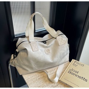 Fitness Bag Large Capacity 20-35L Soft Handle Unisex Leisure Travel Solid Color Brown - Product Image 5