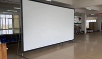Écran de projection pliable rapide en PVC 160 pouces 16:9 pour projecteur de cinéma maison extérieur avec support en alliage d'aluminium