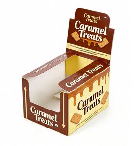 Recyclable Customizable Cardboard <b>Book</b> <b>Display</b> Boxes with Matt Lamination Embossing & UV Coating for Counter Top Exhibition - Product Image 5