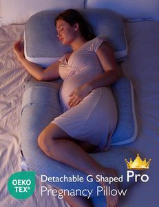 Coussin de grossesse personnalisé en forme de U pour soutien abdominal et complet du corps - Product Image 4