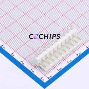 HC-VH-10A10W-05 Wire-to-Board Pin Header Bent Lead Through Hole,P=3.96mm Connector 1x10P 3.96mm Right Angle Insert VH - Product Image 1