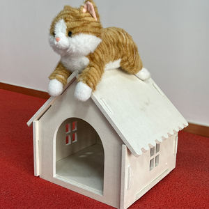 Diseño moderno personalizable gato perro pájaro mascota casa estilo de lujo resistencia al fuego patrón de impresión plegable para sala de estar - Product Image 5