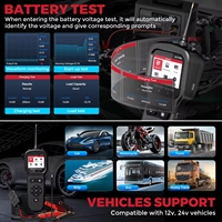 Probador de Circuitos Eléctricos CT600 12-24V, Detector de Cortocircuitos/Circuitos Abiertos, Prueba de Batería/Relé/Inyección de Combustible para Autos