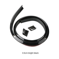 Vente en gros universel Abs Fiber de carbone voiture pare-chocs arrière diffuseur lèvre Spoiler voiture Spoiler aile pour toit