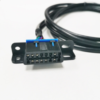 Adaptador de Interfaz OBD II J1962 Personalizado al por Mayor, Hembra a Macho a D-sub DB15 Macho, Divisor de 3 Vías, Cable en Y para Diagnóstico de Automóviles