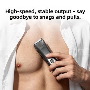 2 in 1 Electric <b>Ball</b> Hair <b>Trimmer</b> for Men Waterproof Wet Dry Pubic Body Ceramic Blade Razor LED Display USB-C Charging Shaver - Product Image 3